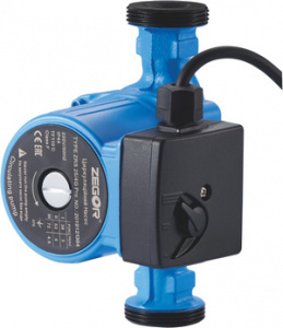 Насос циркуляционный  25-4  180  с гайками   ZEGOR