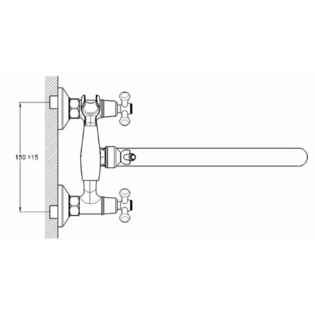 Смеситель для ванны G-Lauf QFR7-C722