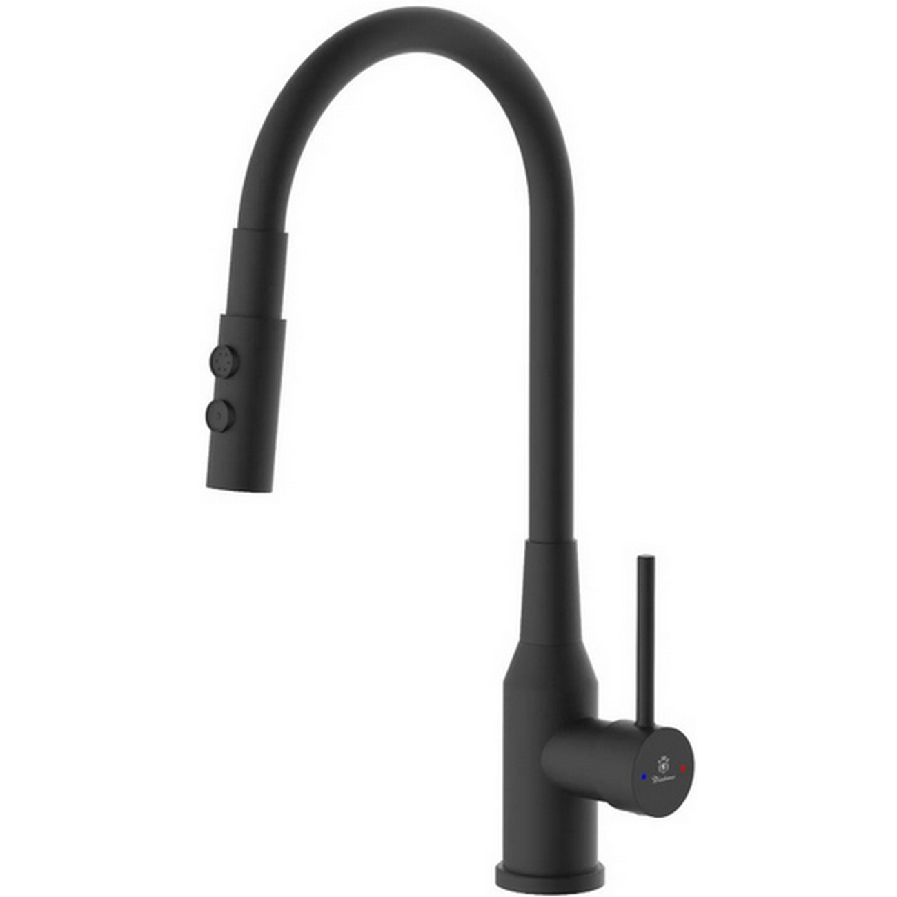 Смеситель для кухни Diadonna D46-0013BL, гибкий излив