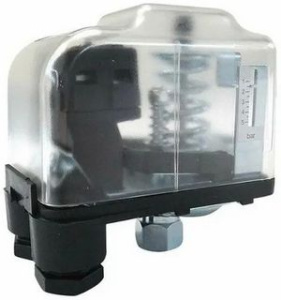 Реле давления ZEGOR SK-9M, 1-5,5 бар, 1/4 (накидная гайка), прозрачный корпус