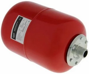 Расширительный бак вертикальный   8 л. оцинк-ый фланец 1" OASIS RV-8