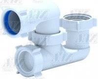 АНИ пласт E200 Сифон 1 1/2"х40, д/ванны, регулируемый,без выпуска