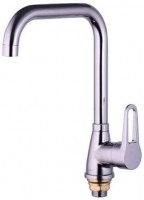 Смеситель для кухни G-LAUF ZOP4-A045 с Г-образным пов. изливом, ø35, гайка (корона)