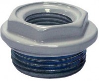 Переходник для радиатора 1"х3/4" ПРАВАЯ силик/пр (белый) AQUALINK