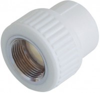 ПП  Муфта   комбинир. под ключ  63х2"  ВР  AQUAGID БЕЛЫЙ (Россия)