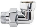 ПЕРЕХОДНИК американка угловая (хром) TIM      L11/4" ВН/нар