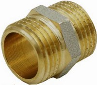 Ниппель 1/2" нар/нар TIM (латунь)