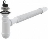 #Комплект Сифон для Умывальника д.40 A41 плюс гофра 40*40 A710 ALCAPLAST