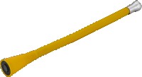 Излив для кухни ГИБКИЙ POTATO P71-8L 2-х режимный, 52см Желтый