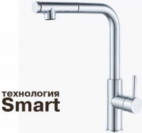 КУХНЯ  MAXONOR  PL4287  ø35   нос Г-обр  вытяжн лейка      (ЛАТУНЬ)