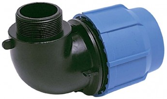 ПЭ  Отвод 25х3/4"  обжим-НР  ТПК-АКВА