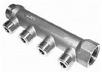 Коллектор  3/4"х1/2"х2 выхода НР AQUALINK арт.02421