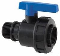 ПЭ Кран шаровой   3/4" ВР-НР  POELSAN