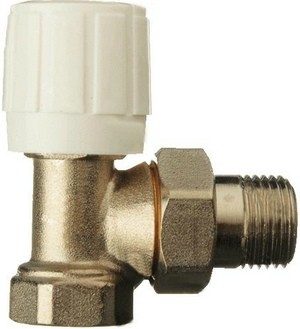 Клапан ручной для радиатора УГЛОВОЙ 3/4" 33954