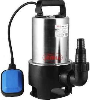 Насос фекальный JEMIX SGPS-1100 / ФНН-266-9,5 (корп. нерж. сталь, 1,1КВт, напор 10 м, 165 л/мин, Dчастиц = 35мм.)