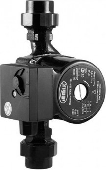 Насос циркуляционный  для отопления JEMIX WRM-25/6-180, БЕЗ КАБЕЛЯ  3-х скоростной. Мощность 100/70/44 Вт. Производ. 45/33/22 л/мин. Подключение 1". Макс. подъем 5 м. Монтажная длина 180 мм.
