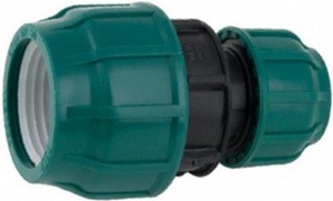 ПЭ Муфта соединительная ПЭ 63х40 (обж.) POELSAN GREEN