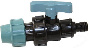 ПЭ  Кран шар. ПОД ШЛАНГ  20 - 1/2" ц/ш быстро съемный (БРС) PN16 ITAL / СПЕКТР