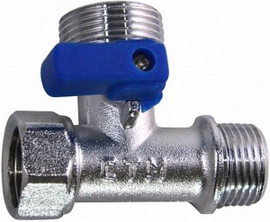 КРАН-ТРОЙНИК для с/м   1/2"х3/4"х1/2"  ВР-НР-НР СТМ CA3N1234