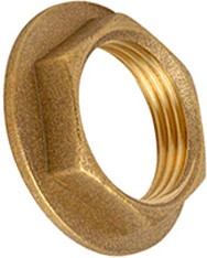 Контргайка с ребордой 1/2" TIM (латунь)