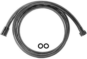 Шланг д/душа ARGO   ПВХ, черный,    1/2", PVC ISOFLEX BLACK , 150 см, подвес