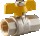 КРАН  шар. ГАЗ   1/2"  ВР-ВР БАБОЧКА ZEGOR GB11 (CW617N) полнопроходной, индив. уп.