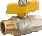 КРАН  шар. ГАЗ   1/2"  ВР-НР БАБОЧКА ZEGOR GN11 (CW617N) полнопроходной, индив. уп.